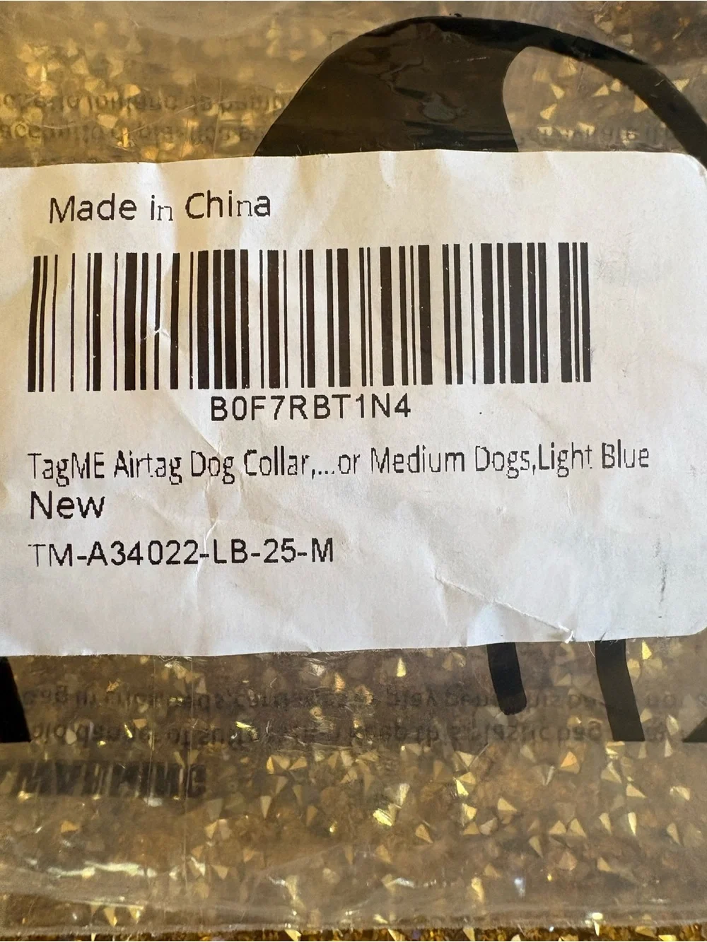 TagME NWT AirTag Holder(Air tag not included) Waterproof, Reflective, Medium Dog